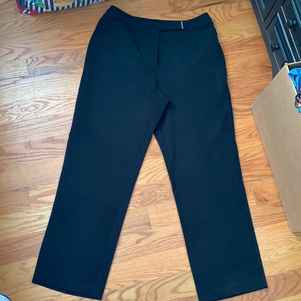 NWOT Nine &Co size 14 black dress pants